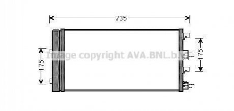 DAA5004D AVA COOLING Радіатор кодиціонера