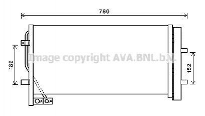 AI5382D AVA COOLING Радиатор кодиціонера