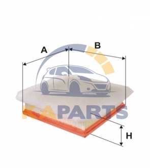 WA9734 WIX FILTERS Фільтр повітряний