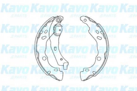 KBS-7407 KAVO KAVO PARTS RENAULT Щеки тормозные Duster,Clio II ,Logan,Sandero