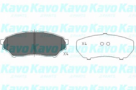 KBP-5514 KAVO KAVO PARTS MITSUBISHI Тормозные колодки передн.Pajero Pinin 94-