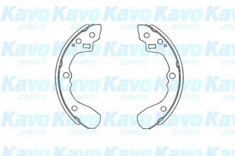 KBS-4407 KAVO KAVO PARTS MAZDA Щеки тормозные 626 1.6 83-12 /87 200X26