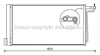 FD5485D AVA COOLING AVA FORD Радіатор кондиціонера C-MAX 1.6 10-, FOCUS 1.6 10-, GRAND C-MAX 1.6 10-