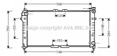 MZ2027 AVA COOLING AVA MAZDA Радиатор охлаждения Mazda 626 IV,V 1.8/2.0 91-