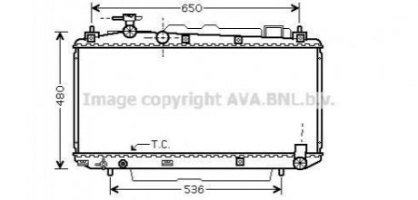 TO2299 AVA COOLING AVA TOYOTA Радіатор охолодження Rav 4 II 2.0 00-
