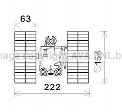 MS8632 AVA COOLING AVA DB Вентилятор салону без кондиц. Vito 03-