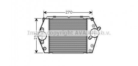 MZ4188 AVA COOLING AVA MAZDA Інтеркулер 6 2.0 TD 02-07