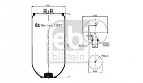 Пневмоподушка 35677