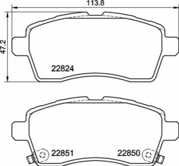 P79 037 BREMBO Гальмівні колодки дискові