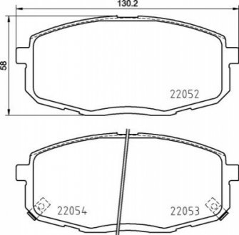 P30 099 BREMBO Гальмівні колодки дискові