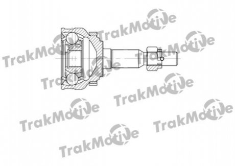 40-0645 Trakmotive TRAKMOTIVE OPEL Шрус наружный к-кт с ABS 33/25 зуб.Calibra A,Kadett E,Vectra A