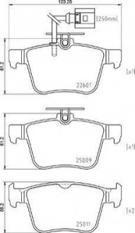 P85 162 BREMBO Гальмівні колодки дискові