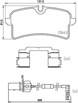 P85 151 BREMBO Гальмівні колодки дискові