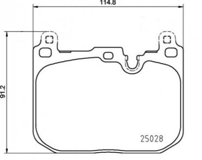 P06 110 BREMBO Гальмівні колодки дискові