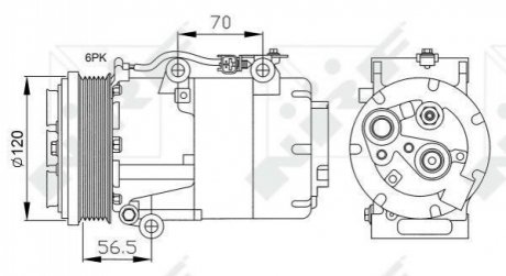 32250 NRF Компресор