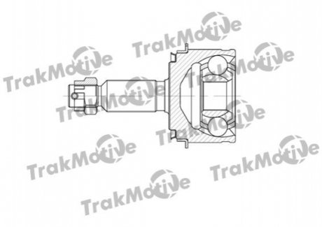 40-0592 Trakmotive TRAKMOTIVE MITSUBISHI ШРКШ зовнішній з ABS к-кт 30/33 зуб. PAJERO III 3.5 00-07