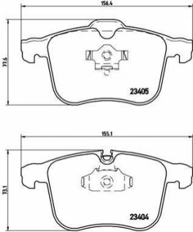 P59 049 BREMBO Гальмівні колодки дискові