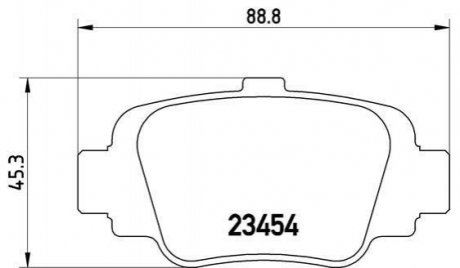 P56 032 BREMBO Гальмівні колодки дискові