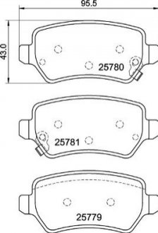 P30 120 BREMBO Гальмівні колодки дискові