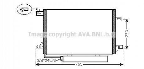 MSA5579D AVA COOLING Радіатор кодиціонера