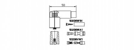 10206VW1 BREMI Штекер