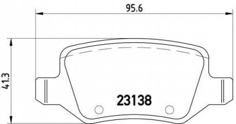 P50 058 BREMBO Гальмівні колодки дискові