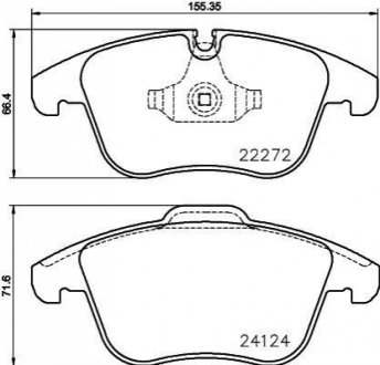 P36 030 BREMBO Гальмівні колодки дискові