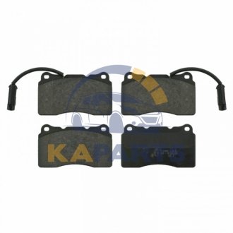 16295 FEBI BILSTEIN FEBI ALFA тормозные колодки передні 166 2,0-3,0