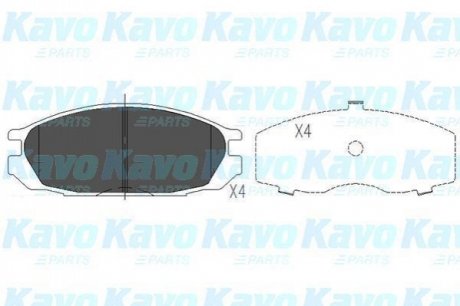 KBP-6510 KAVO KAVO PARTS NISSAN Колодки тормозные задние Patrol 2,8/3,2/3,3 88-