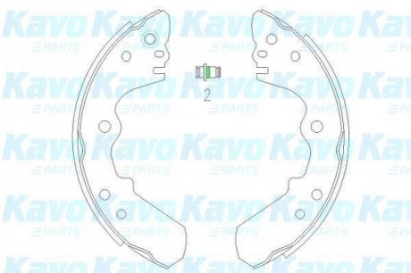 KBS-3904 KAVO KAVO PARTS OPEL Гальмівні колодки барабанні Frontera 92-98