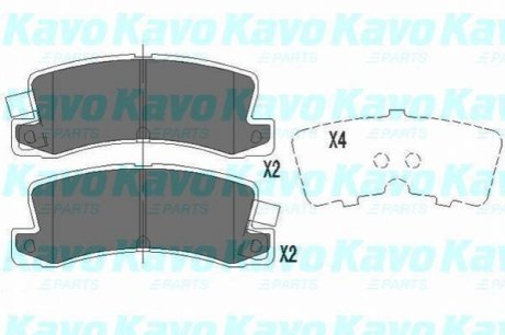 KBP-9058 KAVO KAVO PARTS TOYOTA гальмівні колодки задн.Corolla 97-