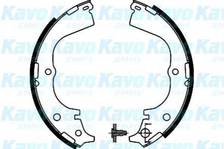 KBS-9920 KAVO KAVO PARTS TOYOTA щоки гальмівні HIACE IV 95-