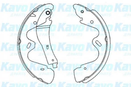 KAVO PARTS NISSAN щоки гальм. TERRANO II KBS-7418