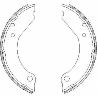 REMSA VOLVO Колодки гальмівні барабанні 240-265,740-780,940-960 4399.00