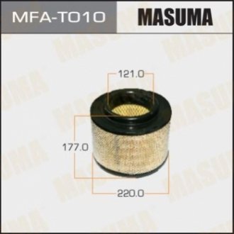 MFAT010 MASUMA Фильтр воздушный TOYOTA/ HILUX/ KUN25L, KUN26L, KUN35L 11- (1/8) (MFAT010) MASUM