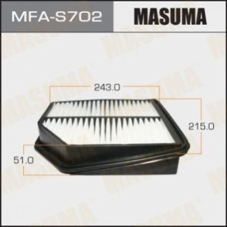 MFAS702 MASUMA Фильтр воздушный SUZUKI/ ESCUDO/ TDB4W, TDA4W 08- (MFAS702) MASUMA