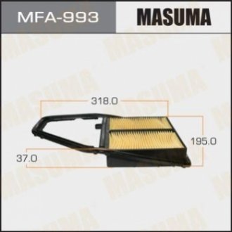 MFA993 MASUMA Фильтр воздушный HONDA FR-V (BE) 1.7 (BE1) (04-09) (MFA993) MASUMA