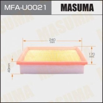 MFAU0021 MASUMA Фильтр воздушный CHEVROLET AVEO (T300) / LDE (MFAU0021) MASUMA