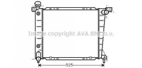 FD2199 AVA COOLING Радиатор, Система охлаждения двигателя