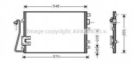 RTA5340D AVA COOLING Радиатор кодиціонера