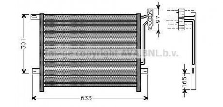 BW5203 AVA COOLING Радіатор кодиціонера