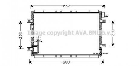 KA5030 AVA COOLING Радиатор кодиціонера