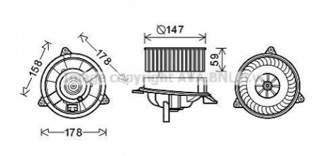 FD8495 AVA COOLING Компресор салону