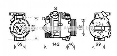 BWAK443 AVA COOLING Компресор