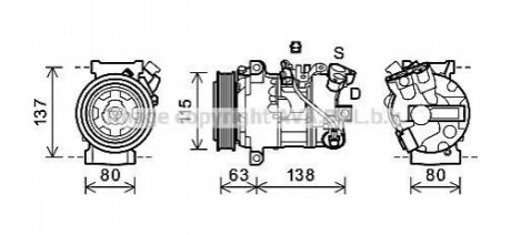RTAK491 AVA COOLING Компресор