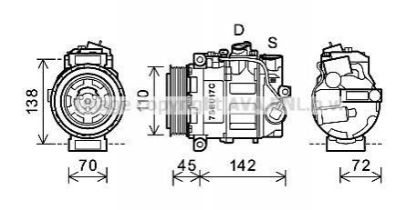 MSAK615 AVA COOLING Компресор
