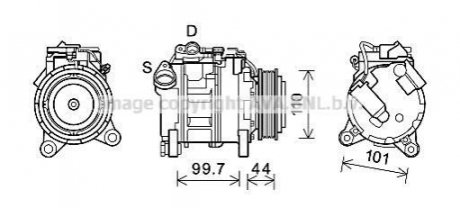 BWAK493 AVA COOLING Компресор