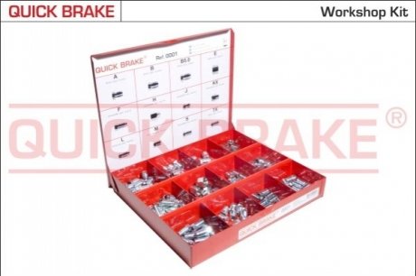 0001 QUICK BRAKE Комплект фітингів гальмівних трубок