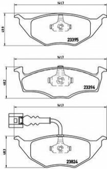 P85 063 BREMBO Гальмівні колодки дискові