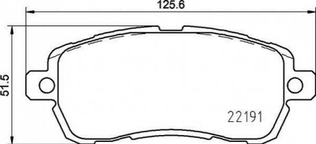 P24 203 BREMBO Гальмівні колодки дискові